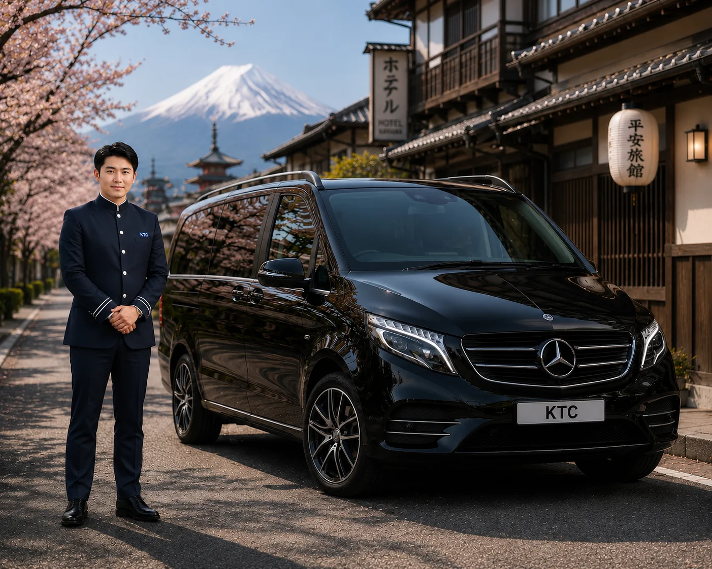 Luxury car rental services in Japan