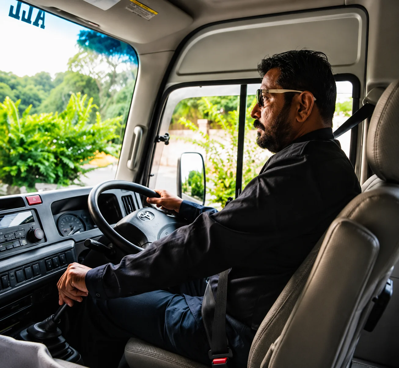 Toyota Coaster on rent in delhi