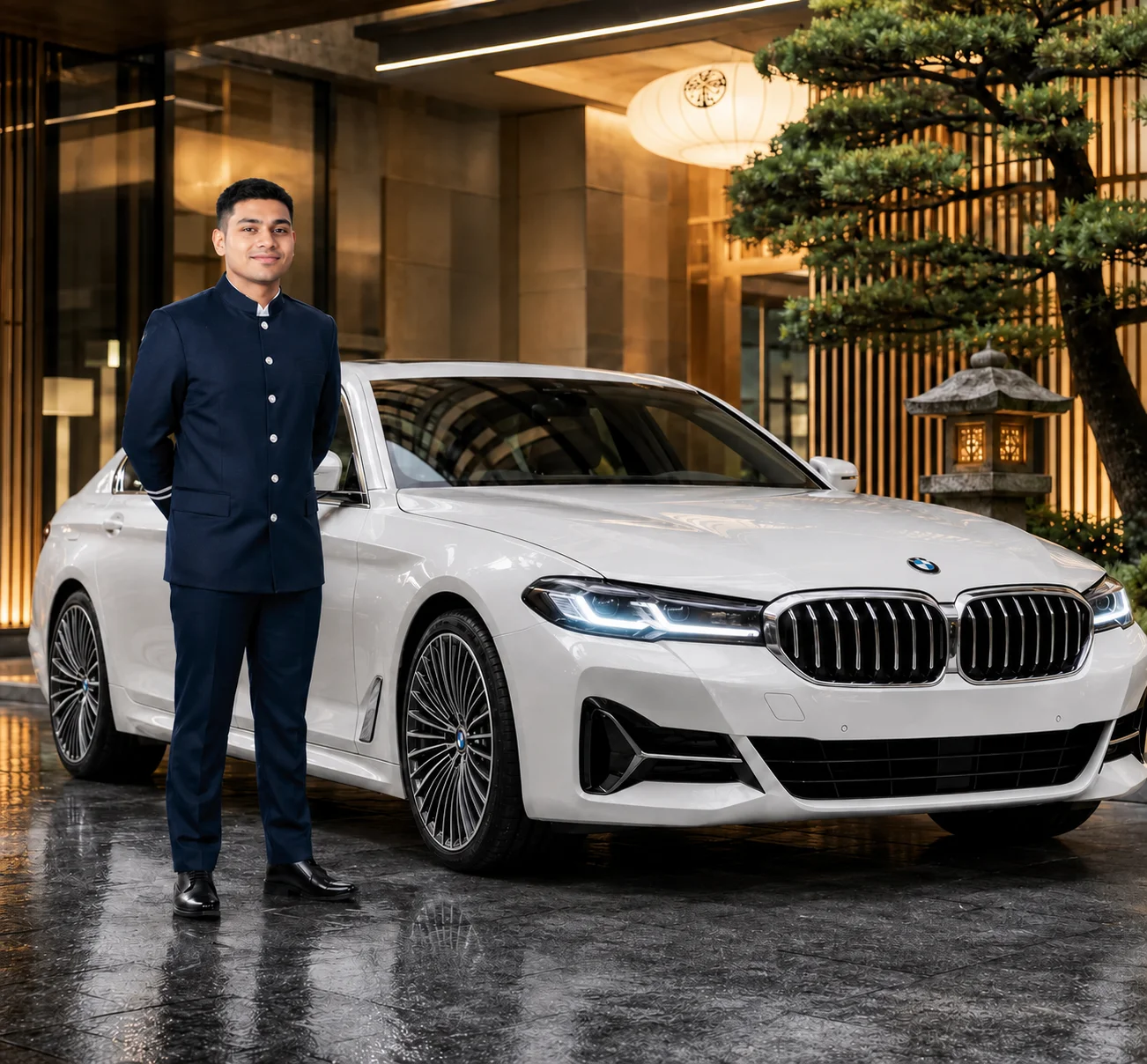 luxury chauffeur car rental services in Japan