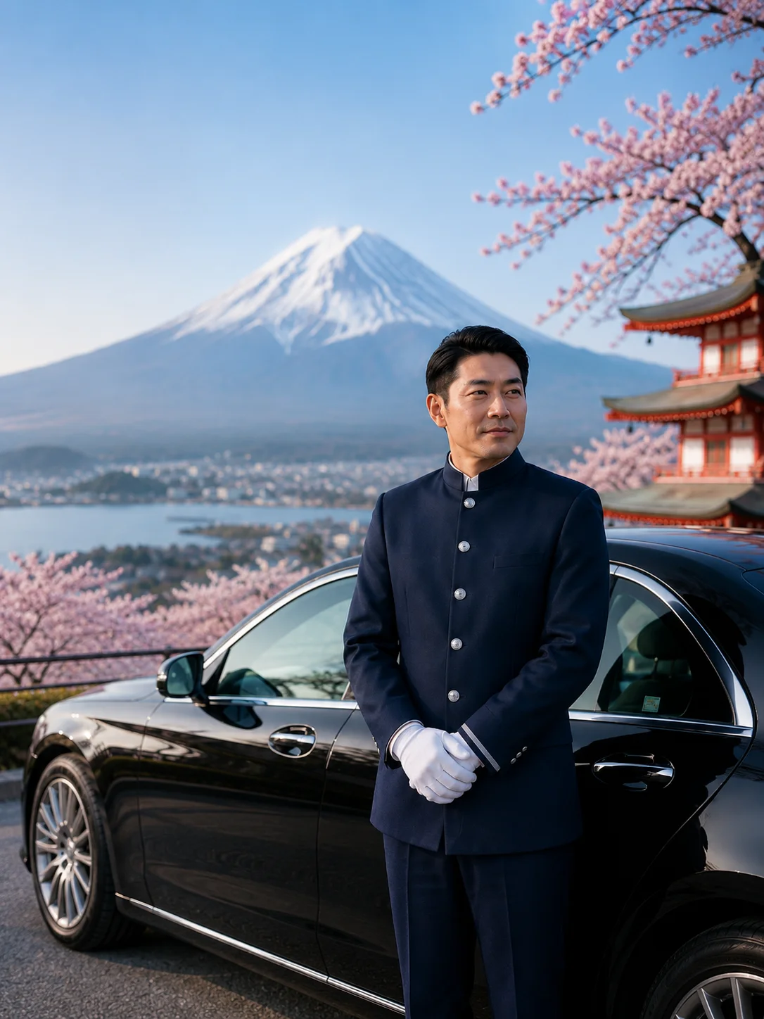 luxury chauffeur-driven car rental service in Japan